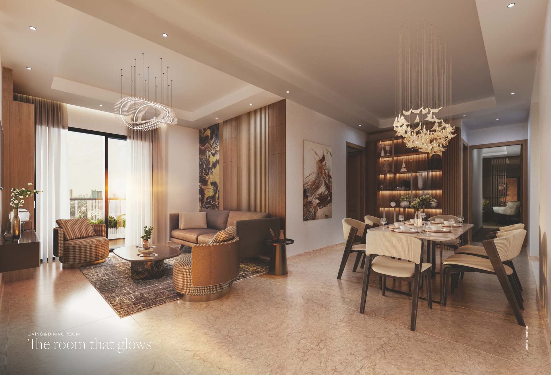 Levante Residencies - Photo Gallery 1 Levante Residencies Residential in sector 104 - Sample Flat Photo 1 - Interior & Amenities